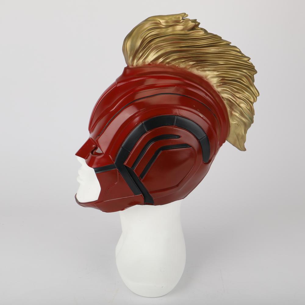 PVC Helmet Captain Marvel Carol Danvers Superohero Mask Women Cosplay Helmet Costume Halloween Party Prop - bfjcosplayer