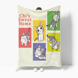 Chi's Sweet Home Cosplay Flannel Blanket Room Decoration Throw
