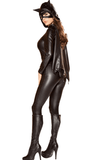 BFJFY Women Halloween Superhero Batgirl Cosplay Costume Jumpsuit - bfjcosplayer
