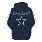 Dallas Cowboys Football Team Printed Hooded Sweater Cosplay costume - bfjcosplayer