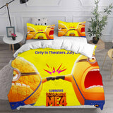 Despicable Me 4 Bedding Sets Bed Quilt Cover Pillow Case Halloween Cosplay Comforter Sets