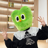 Duo Plushie Green Owl Full Head Mask Birthday Holiday Christmas Gifts
