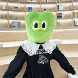 Duo Plushie Green Owl Full Head Mask Birthday Holiday Christmas Gifts