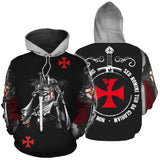 Fanrek Middle Ages Templar Order Cosplay Hoodie Halloween Costume