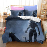 Film Black Panther Cosplay Bedding Set Duvet Cover Halloween Bed Sheets