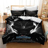 Film Black Panther Cosplay Bedding Set Duvet Cover Halloween Bed Sheets