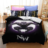 Film Black Panther Cosplay Bedding Set Duvet Cover Halloween Bed Sheets
