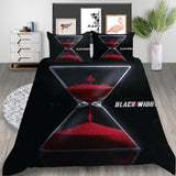 Film Black Widow Cosplay Bedding Set Duvet Cover Halloween Bed Sheets