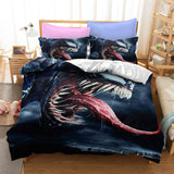 Film Venom Cosplay Bedding Set Duvet Cover Halloween Bed Sheets