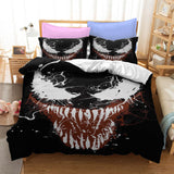 Film Venom Cosplay Bedding Set Duvet Cover Halloween Bed Sheets