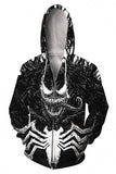 Venom Cosplay Hoodie Halloween Sweater Costume