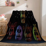 Five Nights at Freddy's Cosplay Flannel Blanket Room Decoration Throw