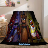 Five Nights at Freddy's Cosplay Flannel Blanket Room Decoration Throw