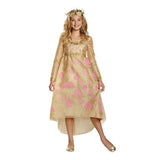 BFJFY Hallloween Girls Princess Dress With Crown Aurora Coronation Gown - bfjcosplayer
