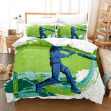 Football Rugby Team Cosplay Bedding Sets Duvet Cover Halloween Comforter Sets