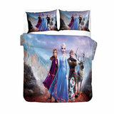 Frozen Cosplay Bedding Set Duvet Cover Halloween Sheets