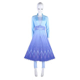 New Frozen 2 Cosplay Snow Adult Elsa Dress Costume Halloween Cosplay Elsa Anna Costume Princess Ice Queen Elsa Outfit Full Set - bfjcosplayer