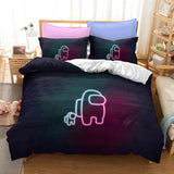 Game Among Us Cosplay Duvet Cover Set Halloween Quilt Cover