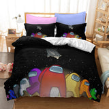 Game Among Us Cosplay Bedding Duvet Cover Halloween Comforter