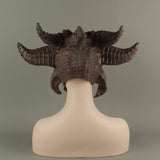 Game Diablo Lilith Sorceress Cosplay Latex Helmet Halloween Props