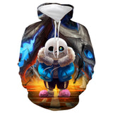 Game Undertale Sans Cosplay Hoodie Sweater Halloween Costume