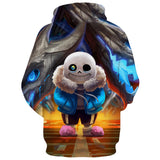 Game Undertale Sans Cosplay Hoodie Sweater Halloween Costume