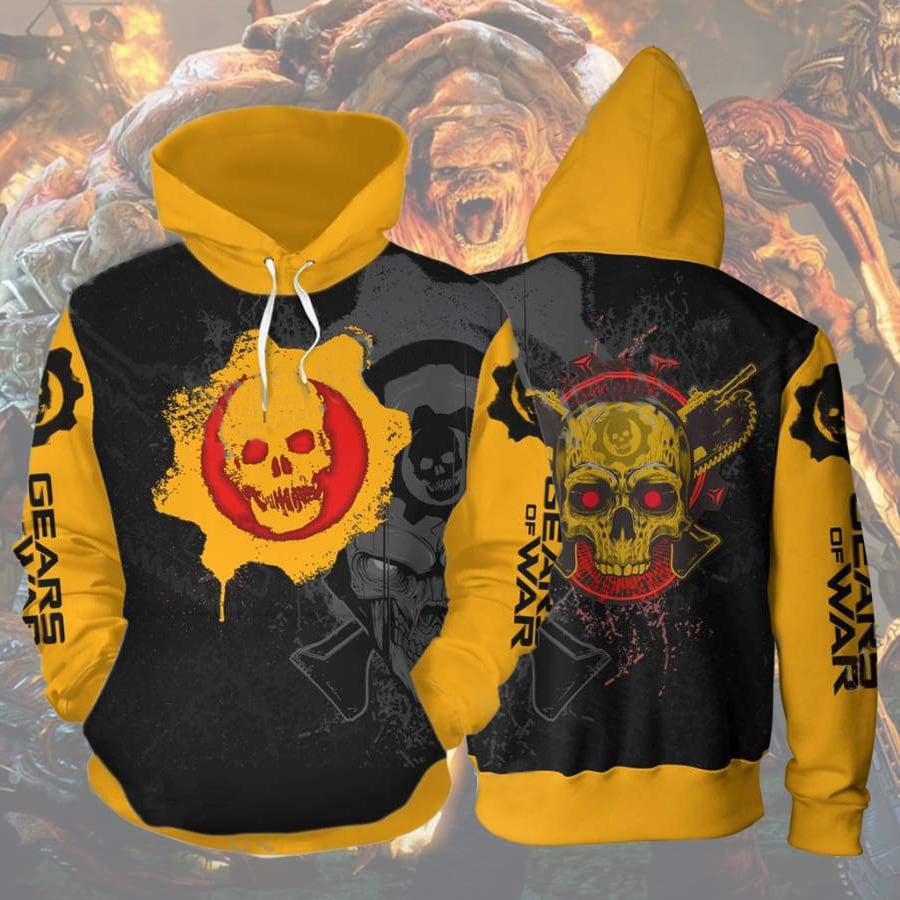 Gears of war 5 3D Printed Sweater Hooded Zip Shirt - bfjcosplayer