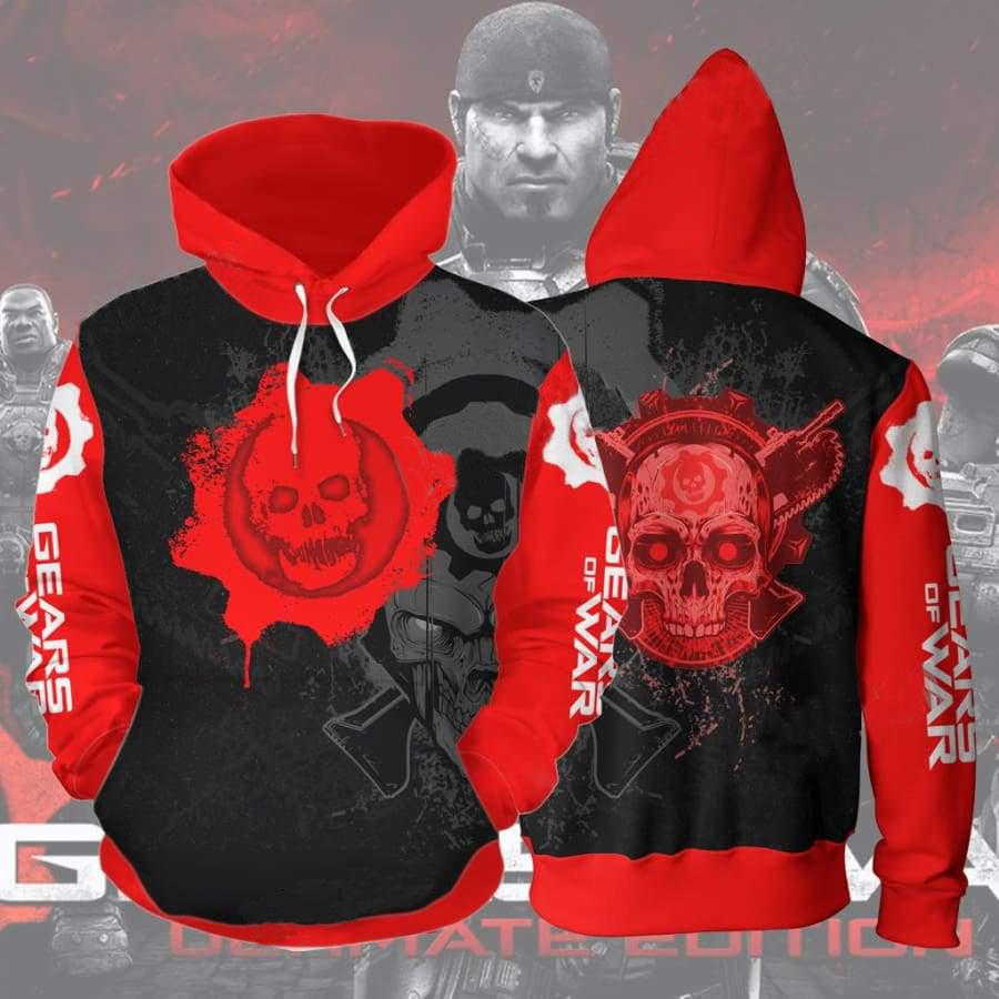 Gears of war 5 3D Printed Sweater Hooded Zip Shirt - bfjcosplayer