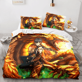 Genshin Impact Cosplay Bedding Sets Duvet Cover Halloween Comforter Sets