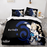 Genshin Impact Cosplay Bedding Sets Duvet Cover Halloween Comforter Sets