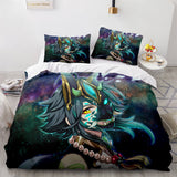 Genshin Impact Cosplay Bedding Sets Duvet Cover Halloween Comforter Sets