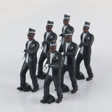 Cosplay Ghana Dancing Pallbearers Coffin Dance Figure Action Funeral Dancing Team Display Funny Accessories
