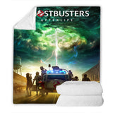 Ghostbusters Cosplay Flannel Blanket Room Decoration Throw