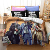 Grand Theft Auto Cosplay Bedding Duvet Cover Halloween Sheets Bed Set