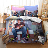Grand Theft Auto Cosplay Bedding Duvet Cover Halloween Sheets Bed Set