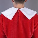 Christmas Adult Grinch Luxury Santa Costume with Mask cosplay suit - bfjcosplayer