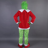 Christmas Adult Grinch Luxury Santa Costume with Mask cosplay suit - bfjcosplayer