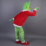 Christmas Adult Grinch Luxury Santa Costume with Mask cosplay suit - bfjcosplayer