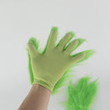Funny Grinch Stole Christmas Latex Mask Gloves XMAS Costume Adult Party Mask Grinch Cosplay Carnival Face Masks - bfjcosplayer
