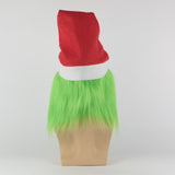 Funny Grinch Stole Christmas Latex Mask Gloves XMAS Costume Adult Party Mask Grinch Cosplay Carnival Face Masks - bfjcosplayer