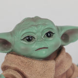 Star Wars The Mandalorian The Child Baby Yoda Action Figure Collection Toy Resin Star Wars Accessories Prop