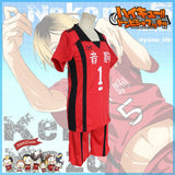 Haikyuu!! Anime Cosplay Costume Nekoma High School  Kenma Kozume Kuroo Tetsuro VolleyBall Uniform