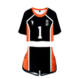 Haikyuu Cosplay Costume Hinata Shoyo Shirt Shorts Nishinoya Yuu Halloween Party Uniform