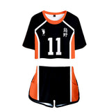 Haikyuu Cosplay Costume Hinata Shoyo Shirt Shorts Nishinoya Yuu Halloween Party Uniform