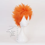 Haikyuu Hinata Shoyo DarkOrange Cosplay Wig Halloween Props