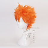 Haikyuu Hinata Shoyo DarkOrange Cosplay Wig Halloween Props