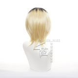 Haikyuu Kozume Kenma Black Gold Cosplay Wig Halloween Props