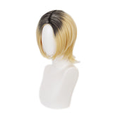 Haikyuu Kozume Kenma Black Gold Cosplay Wig Halloween Props
