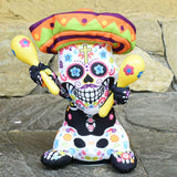 Halloween Dancing Ghost Decoration Electric Skull Ghost Plush Doll