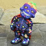 Halloween Dancing Ghost Decoration Electric Skull Ghost Plush Doll